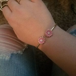 Flower bracelet.